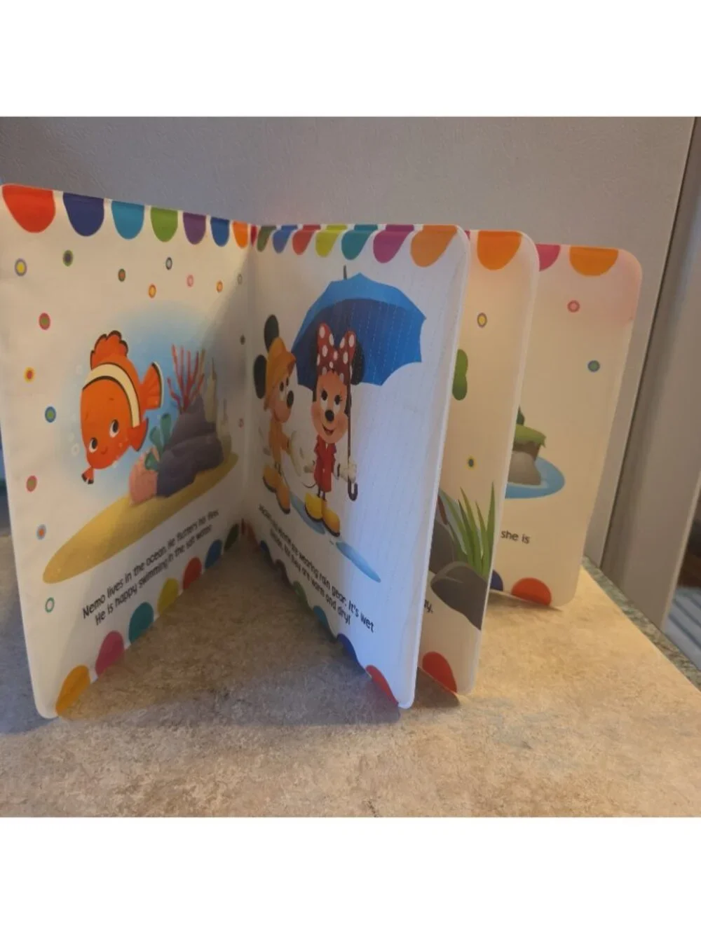 Disney Baby Bath Time Book Soft Spongy Lightweight